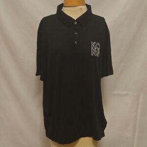 Michael Kors Black Polo Shirt Classic Casual Style